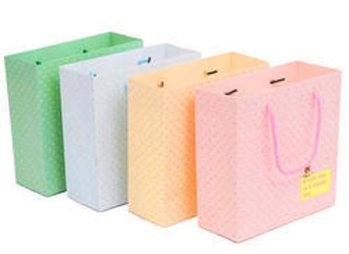 Multicolor Handmade Duplex Paper Shopping Bag