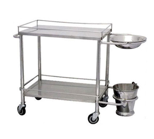 Eco-Friendly Stainless Steel Dressing Trolley