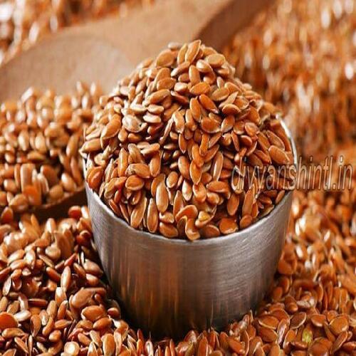 Brownish A Grade Dried Flax Seeds