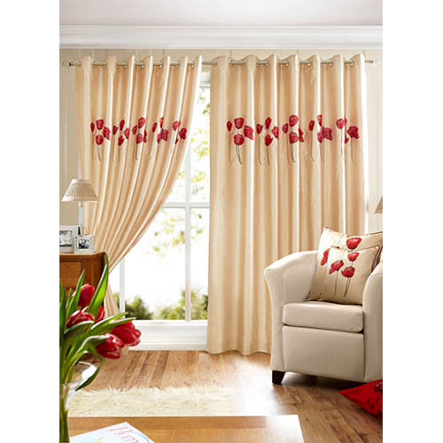 As Per Demand Flower Printed Panel Curtain