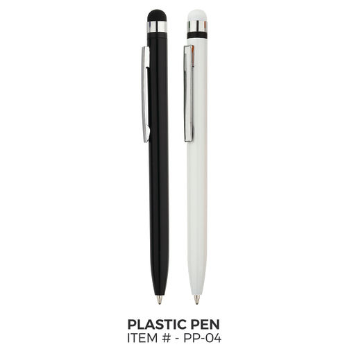 Plastic Pens With Chrome Clip