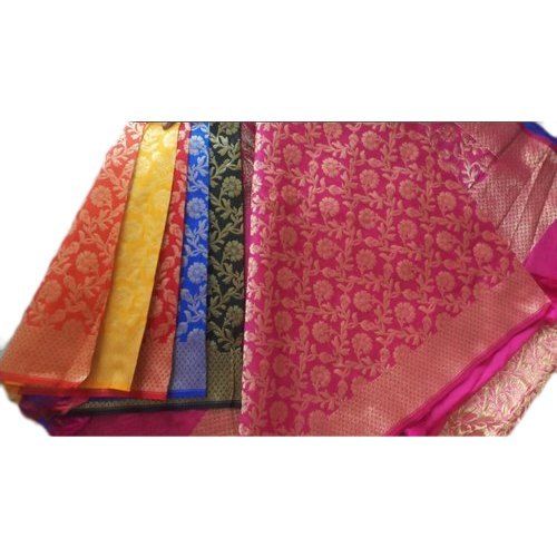 Zari Bridal Wear Assorted Ladies Banarasi Handloom Silk Saree
