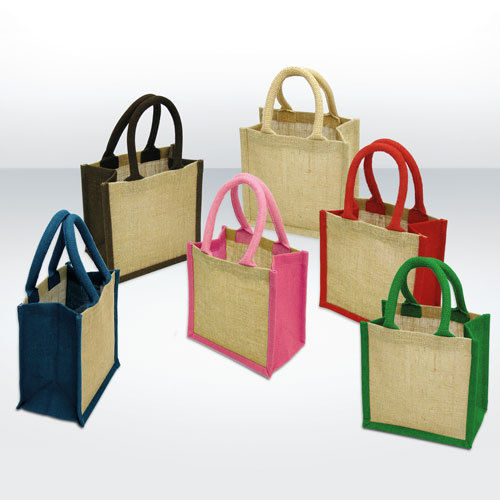 Plain Eco Friendly Jute Handle Bag