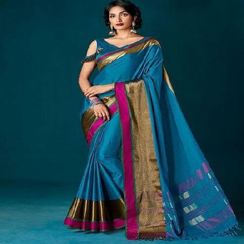 Available In Many Attractive Colors Fashionable Pure Silk Sarees