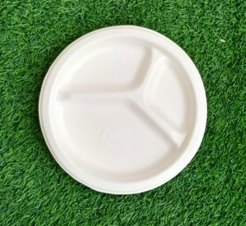 3 Cp Eco Friendly Biodegradable Plate