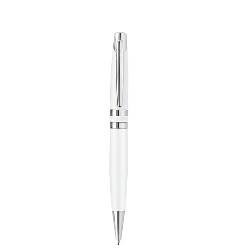 Pointed Tip Promotional White Body Metal Pen