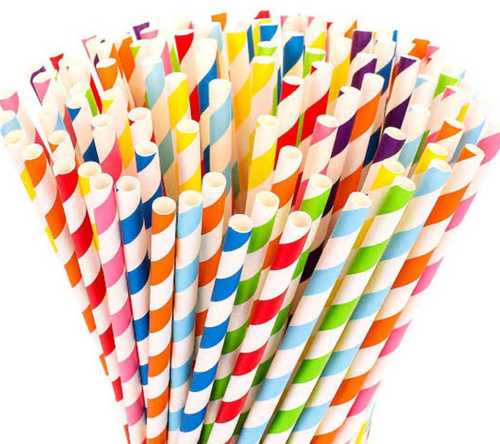 Round Shape Printed Paper Straw