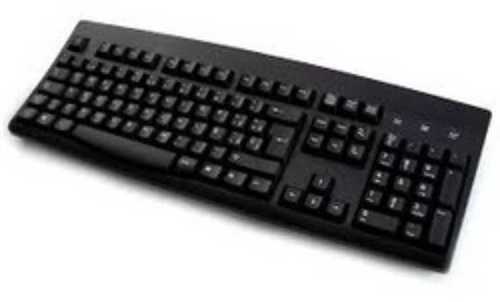 Black Smooth Functioning Computer Wired Keyboard