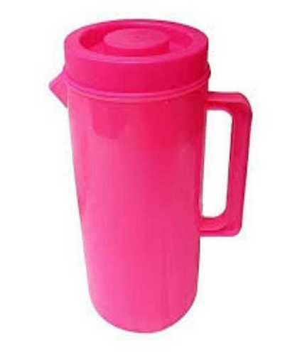 Round Pink Color Plastic Jug