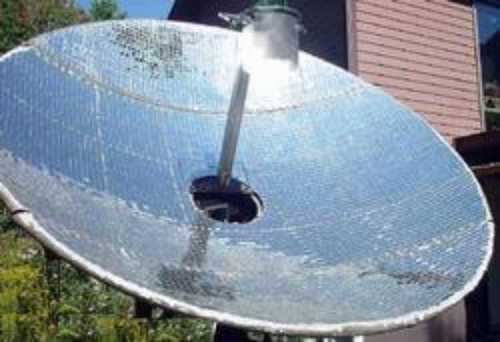 Silver Solar Concentrator With Folding Design