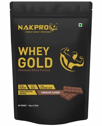 100% Whey Protein With Digestive Enzymes Chocolate Flavor (NAKPRO GOLD)