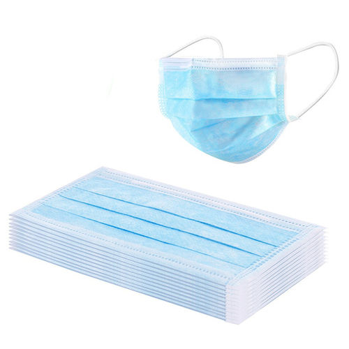 Blue 3 Ply Disposable Face Mask