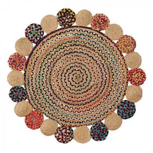 Multi-Color Designer Natural Jute Rugs