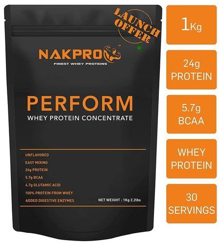 Perform Whey Protein Concentrate With Added Digestive Enzymes Unflavoured (NAKPRO)