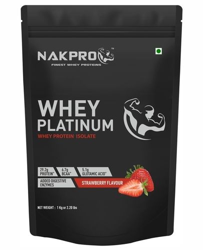 Whey Protein Isolate Powder with Strawberry Flavour