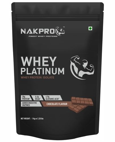Whey Protein Isolate With Digestive Enzymes Chocolate Flavor (Nakpro Platinum)