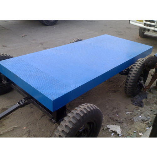 Hydraulic Trolley - Mild Steel, 12x6 Feet Size | Up to 1000 Kg Loading Capacity, Rust Proof