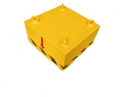 Yellow Industrial Permanent Suspended Magnet