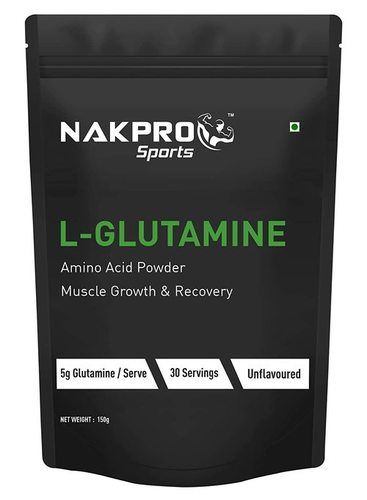 Nakpro Sports Advance Micronized L-Glutamine Powder For Muscle Growth Unflavoured