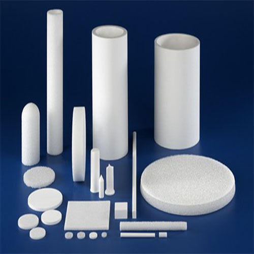 Industrial Porous Plastic Filter - Round Shape, Long Life, Excellent Finishing | Rigid White Design