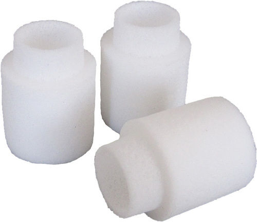 Industrial Round Porous Plastic Filter - Rigid Structure, Excellent Finishing, Long Lasting Durability, White Color