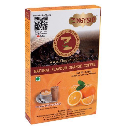 Yummy And Tasty Natural Flavor Orange Coffee