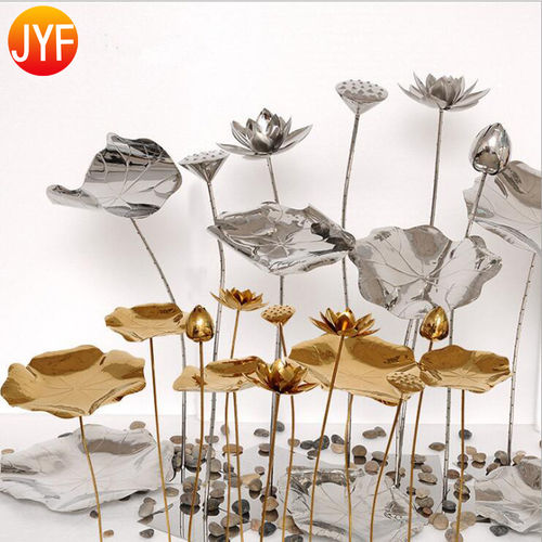 Stainless Steel Flower Type Metal Art