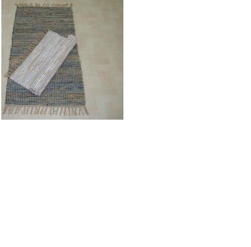 Woven Leather Mats For Floor Design: Customized