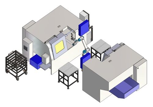 Robotic Machine Loading and Unloading