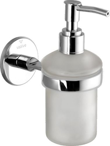 Stainless Steel Valve Liquid Soap Dispenser (Round)