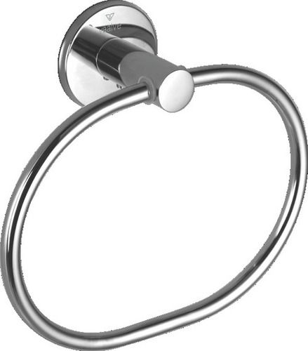 Round Stainless Steel Valve Towel Ring (Round)