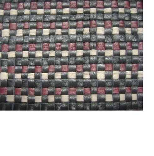 Woven Leather Mats For Floor Design: Customized