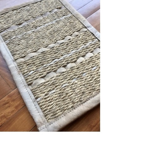 All Color Woven Leather Mats For Floor