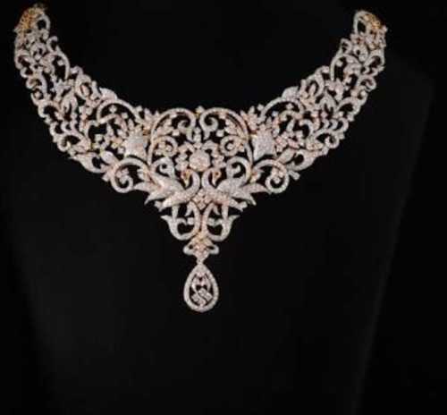Peacock Diamond Necklace Sets