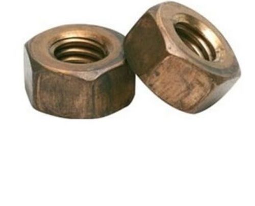 Silicon Bronze Heavy Hex Nuts - Customized Size, Rust Proof, Powder Coated Finish, 231 Grams Weight | Ideal for Marine Applications and Liquid Handling