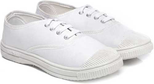 white pt shoes for school