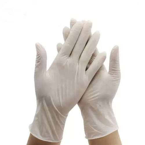 White Medical Examination Disposable Nitrile Gloves