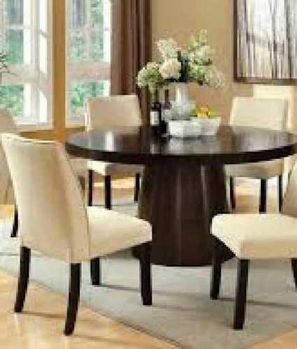 Round Shape Dining Table Sets No Assembly Required Price 5000 Inr Unit Id 6376690