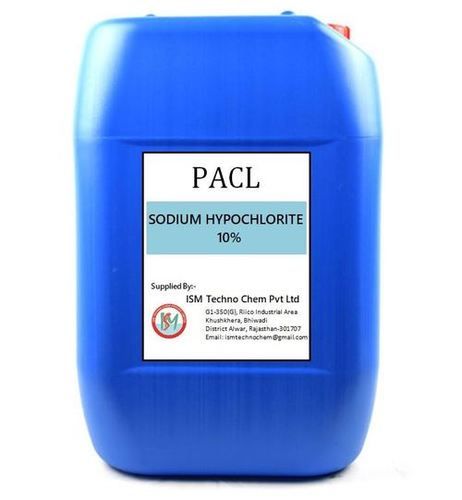 Pacl Sodium Hypochlorite 10% Application: Sanitizing