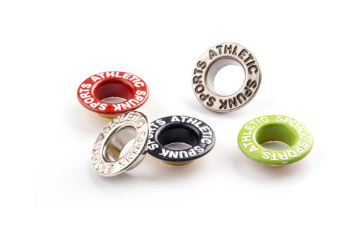 Customisable Round Shape Branded Brass Eyelets