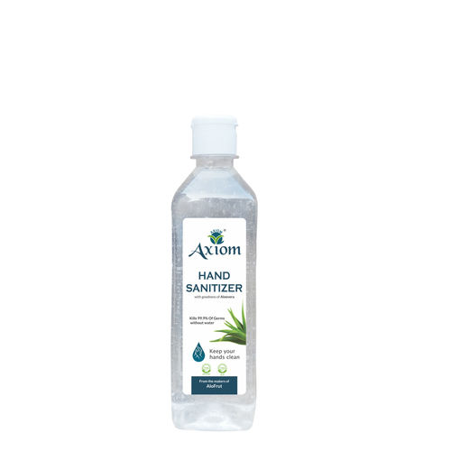 White Gel Axiom Hand Sanitizer 160Ml- Enriched With Aloevera, Neem And Haldi