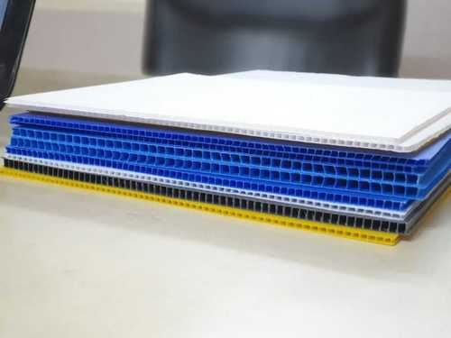 Multicolor Polypropylene Corrugated Sheet Length: 6 Foot (Ft)