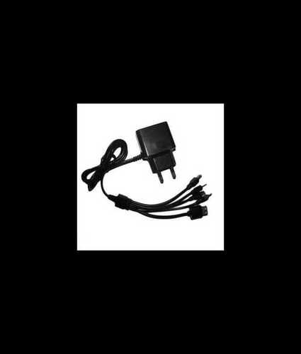 Plastic Black Multi Pin Car Mobile Travel Charger