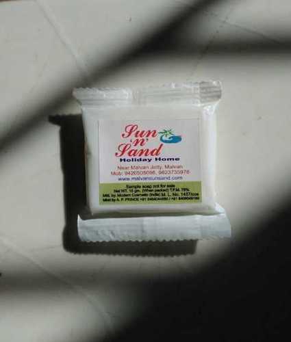 White Personal Care Hotel Soap 