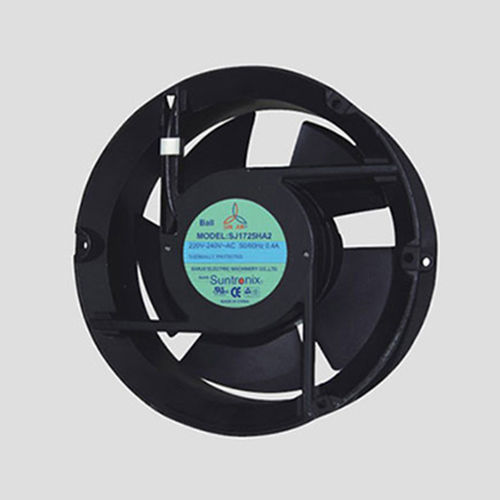 Black Sj1725Ha2 Round Ac Axial Fan