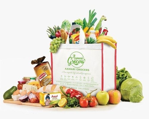 Handheld Vegetable Canvas Bags