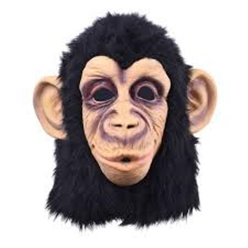 Latex Monkey Animal Party Wear Face Mask