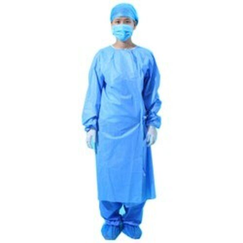 Non Woven Blue Protective Gown Gender: Unisex