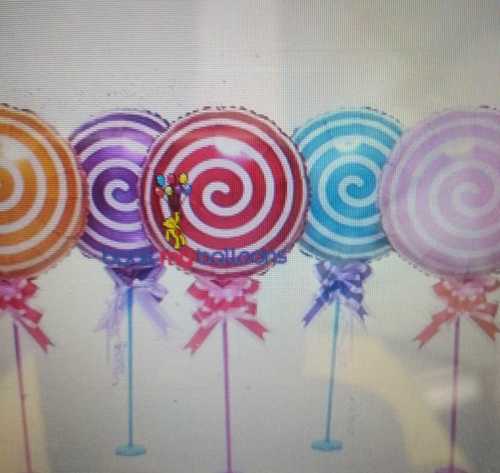 Round Hard Candy Lollipops