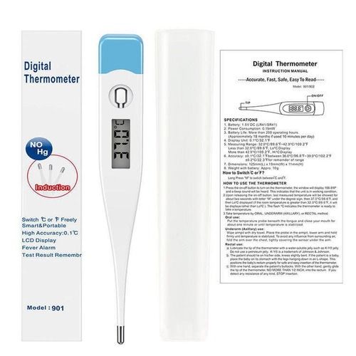 Electronic White Digital Thermometer For Temperature